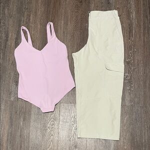 EUC Lululemon Set. Size Top 8/Bottom 28 (equivalent to 8)